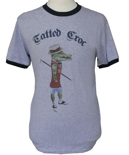 Tatted Croc Ringer Tee