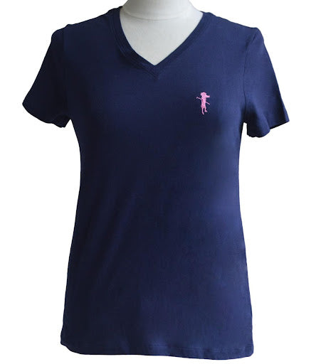Ladies Tatted V-Neck Tee
